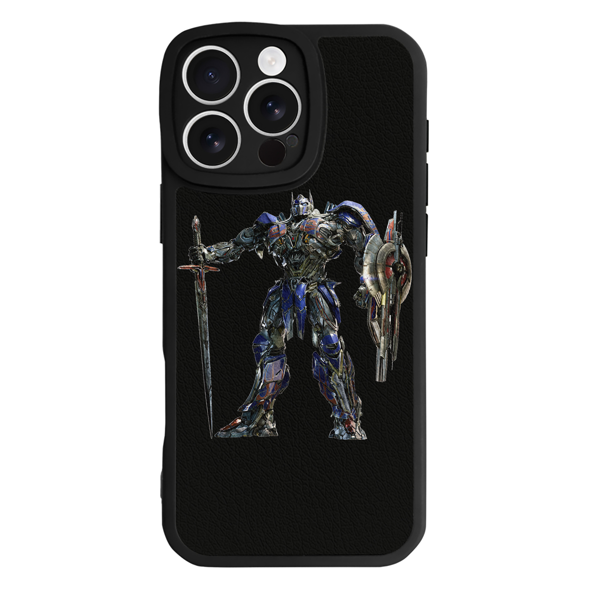 （画像用） Transformers トランスフォーマー 【iPhone 16シリーズ対応】シリコンスマホケース（レザー調） 材質：シリコン